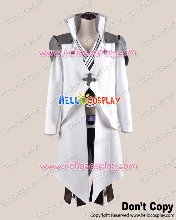 

Brave Ten Cosplay Kamanosuke Yuri White Black Costume H008