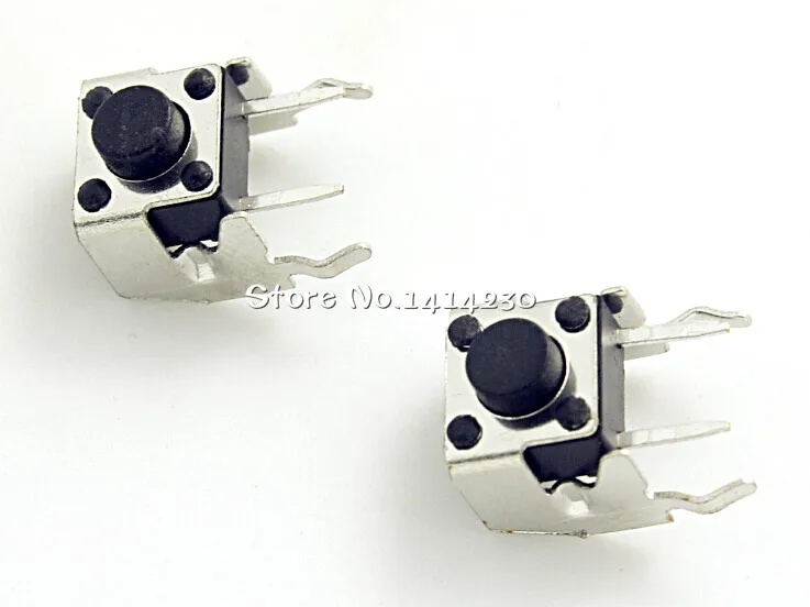 20Pcs Tact Switch 6*6*5mm Horizontal with Bracket Tactile Push Button Switches 6x6x5mm Micro Switch