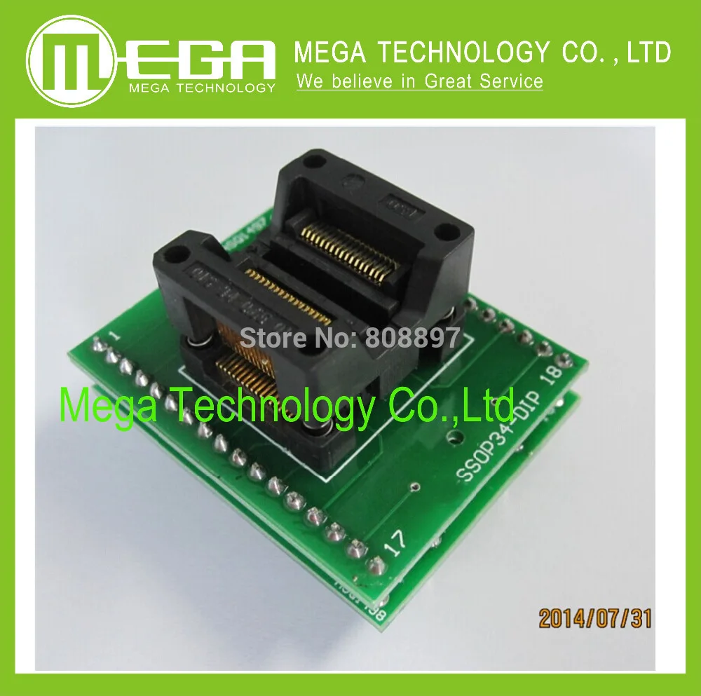 SSOP34 TURN DIP34 / TSSOP34 IC socket Programmer adapter Socket