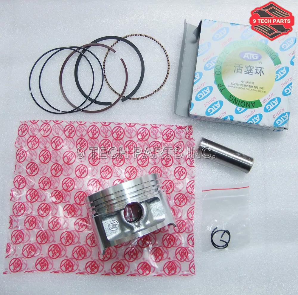 ATV QUAD GN300 ENGINE PISTON KIT WITH RINGS 78mm for GN250 BIG BORE JCC PISTON + ATG RINGS