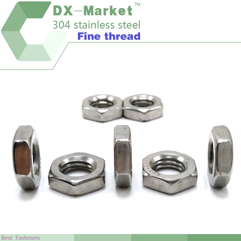 m14 *1.5p, 30pcs ,   Hexagon thin nut 439 , 304 stainless steel antirust nuts Fastener manufacturer ,B003