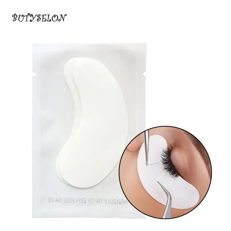 50 Pairs Under Eye Pads New Design Eye Gel Patches Lint Free Eyelash Pad for Lash Extensions Beauty Eyes Makeup Tools