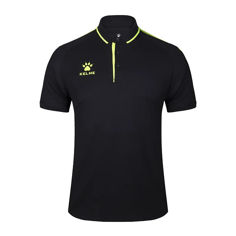 KELME-Camiseta de entrenamiento para hombre, Polo de verano para correr, camisetas informales de manga corta, Polo de gran cantidad, 3891066