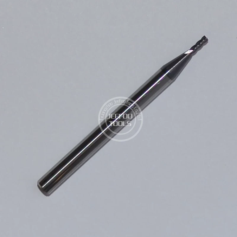 Fraise en acier au tungstène MA-4F-1.5 * 4 * 50L, coupe à deux spirales pour lentille LCD, panneau LCD