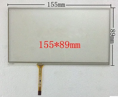 

10pcs/lot New 6.5 inch resistance touch screen 155mm*89mm 155*89 mm