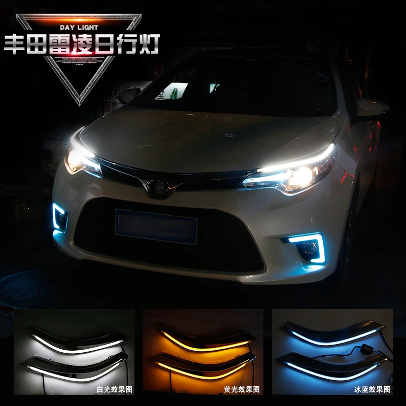 

Trendy Beautiful LED Daytime Driving Running Lights Eyebrow Headlight For Toyota Levin Z2AF038