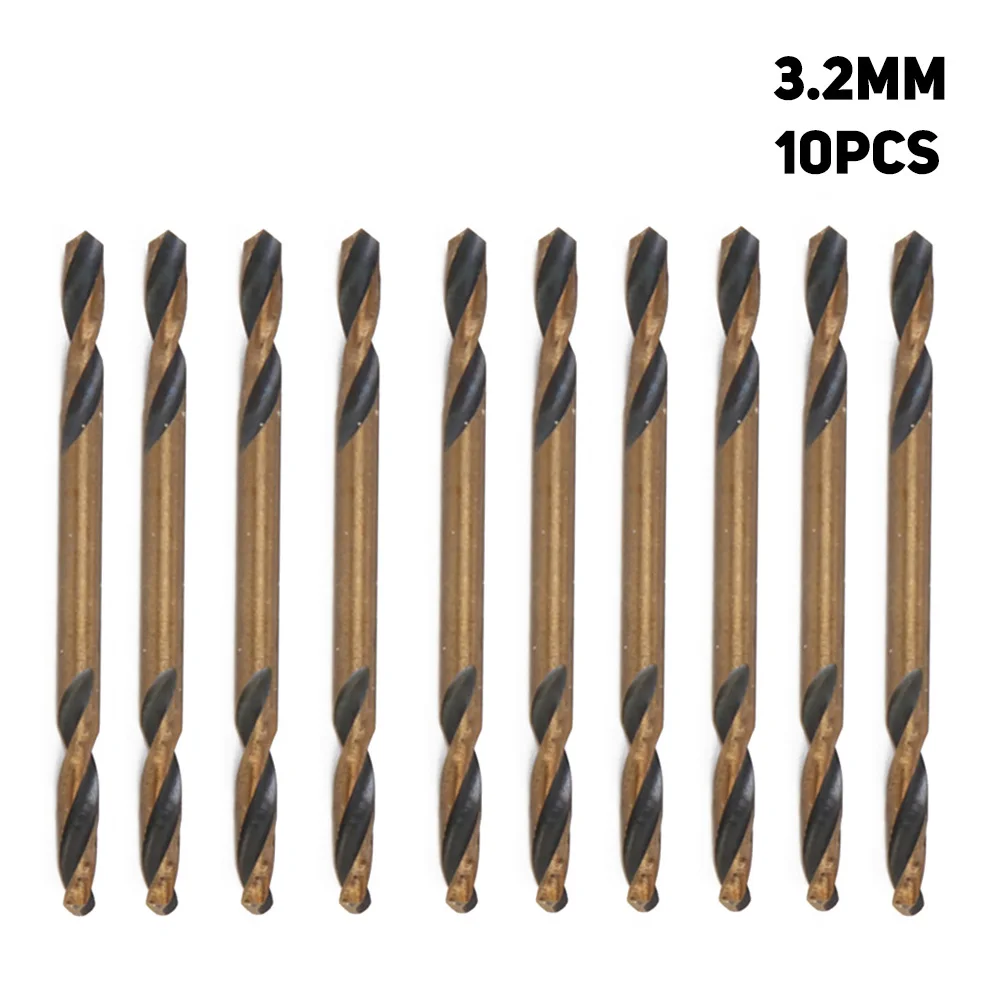 High Quality 10pcs mini 3-5.2mm Twist Drill Bit saw set Open Shallow Hole Spiral HSS cobalt Double End metal Woodworking Tools