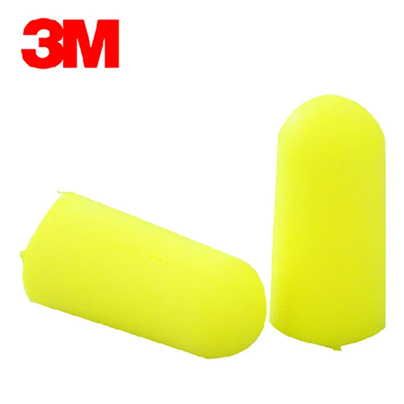 10pairs Authentic 3M312-1250 Noise Reduction Norope Earplugs Foam Soft corded Ear Plug Travel Swimming Protective earmuffs