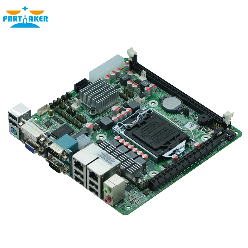 LGA1155 Socket i7 Industrial Motherboard-ITX-M61 support Core i3/i5/i7 Pentium 22nm/32nm CPU with 9*USB/6*COM