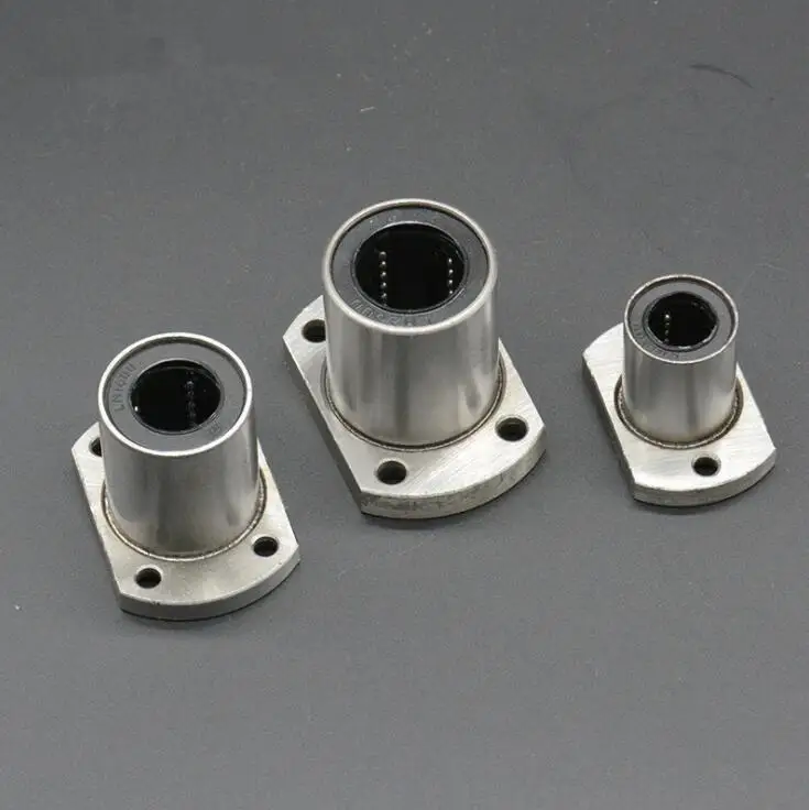 

100pcs/lot LMH8UU 8mm Oval Flange type linear motion ball bearing bushing CNC 3D printer LMH8 8x15x24mm