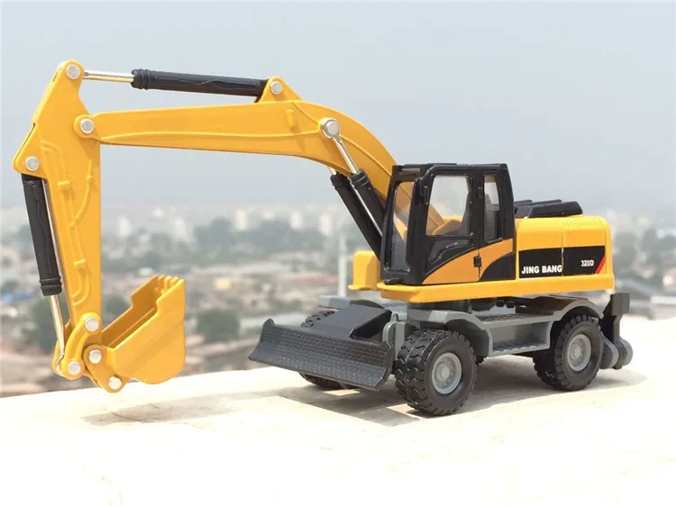 1:50 High simulation engineering vehicles, alloy model toys,Wheel excavator, mixer,excavator,diecast metal,free shipping