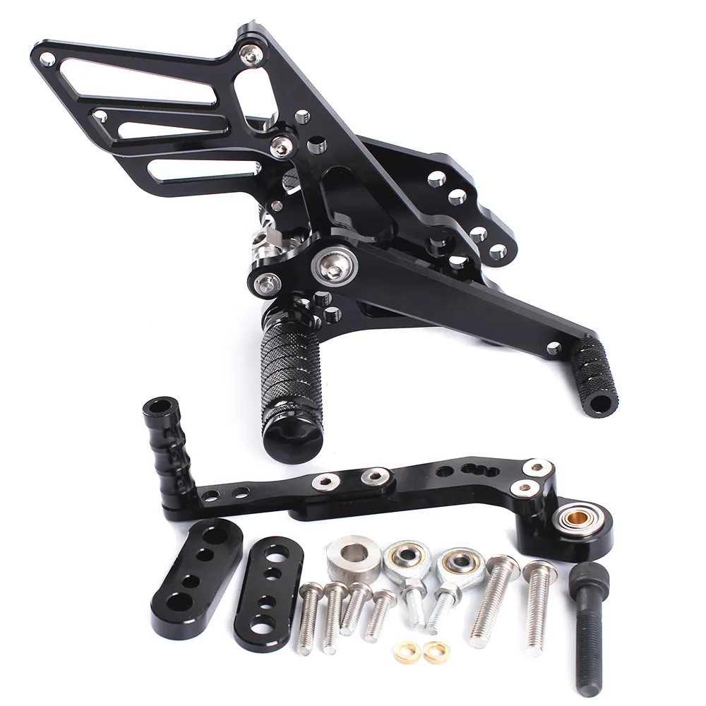 

Motorcycle CNC Aluminum Rear Set Rearset Footrest Foot Rest Pegs For Suzuki GSX-R600 GSXR-750 2011 2012 2013 2014 2015 2016