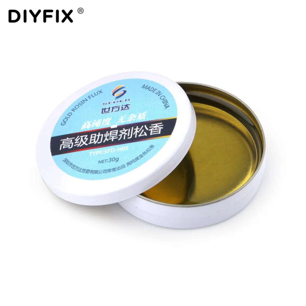 DIYFIX 30g Soldering Welding Solder Paste Flux Mild Rosin Environmental PCB IC Parts Welding Gel Tool for Metalworking Tools