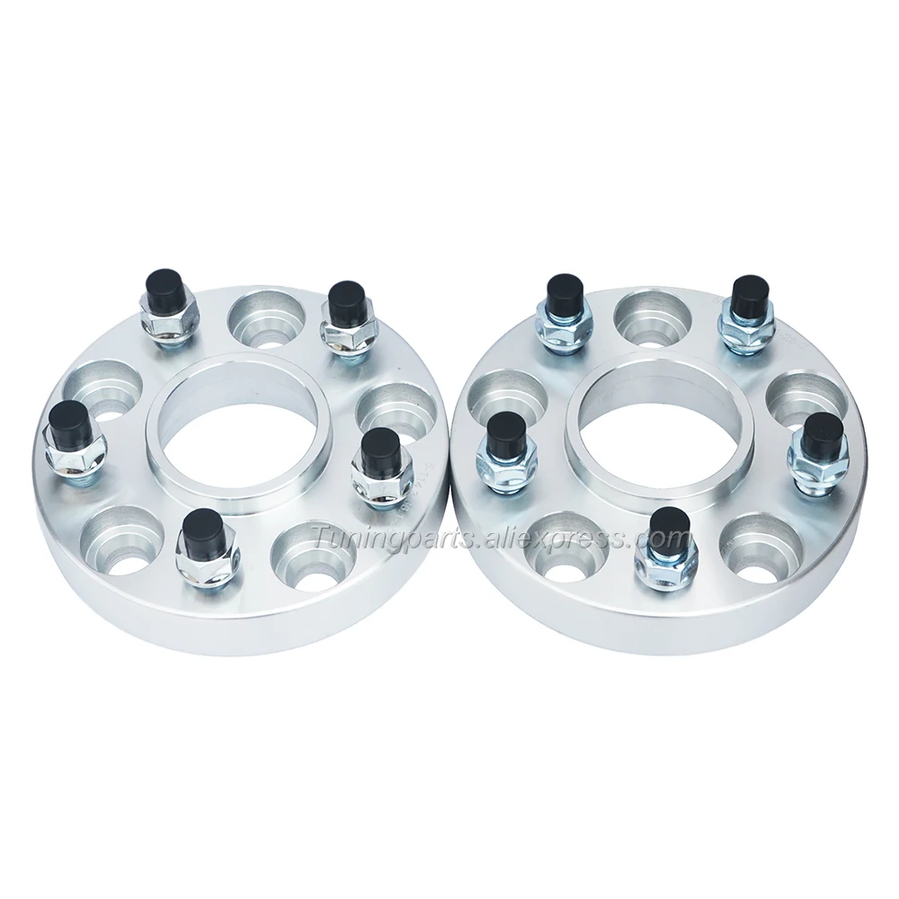 

(2pcs/lot) 25mm Thickness PCD 5x105 CB 56.6mm Aluminum Alloy Car Wheel Hub Spacers For Cruze