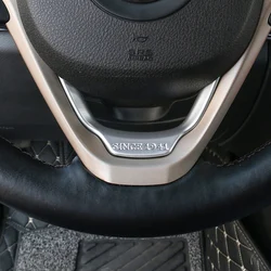 ABS Chrome For Jeep Grand Cherokee 2014 2015 2016 2017 Accessories Car Steering Wheel Frame Cover Trim Car Sticker Styling