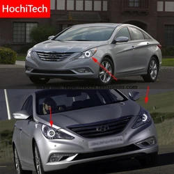 For Hyundai Sonata i45 2009-2014 COB Led day Light White  Cob Led Angel Eyes Ring Error Free Ultra bright