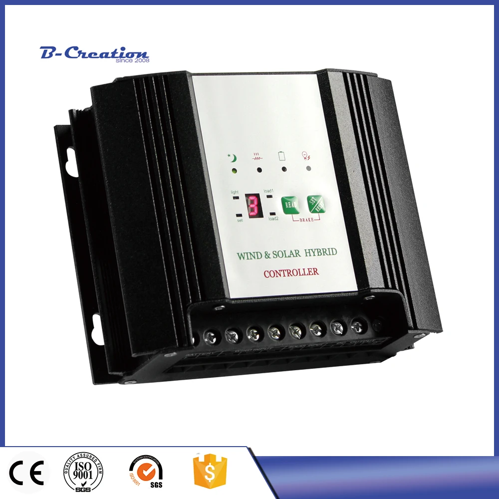 400W 12V/24V PWM Wind Solar Hybrid Controller OF wind turbine With CE/ROHS/ISO9001 Approved & 3 Years Warranty