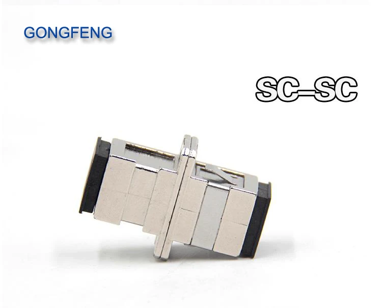 

10PCS New Carrier-Class Fiber Optic Connector Metal Adapter SC -SC Flange Singlemode Simplex SC-SC Coupler Special Wholesale