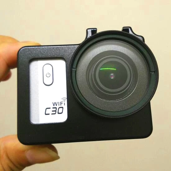 Защитный чехол для камеры Clownfish, чехол из сплава, металлический каркас + УФ-фильтр для SJCAM SJ4000 SJ5000 H9 SJ7000 SJ9000 C30