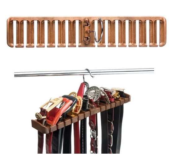 Korea Traditional Best Belt Hanger Closet Organizer of tie rack free shipping