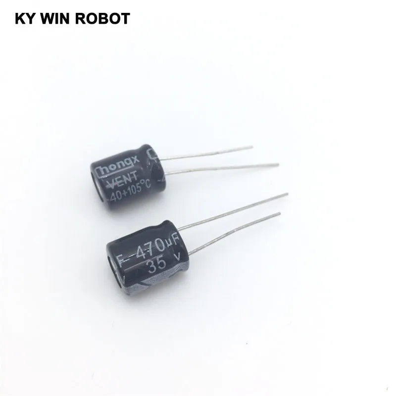 20pcs/bag 10 * 13mm 35V / 470UF electrolytic capacitor