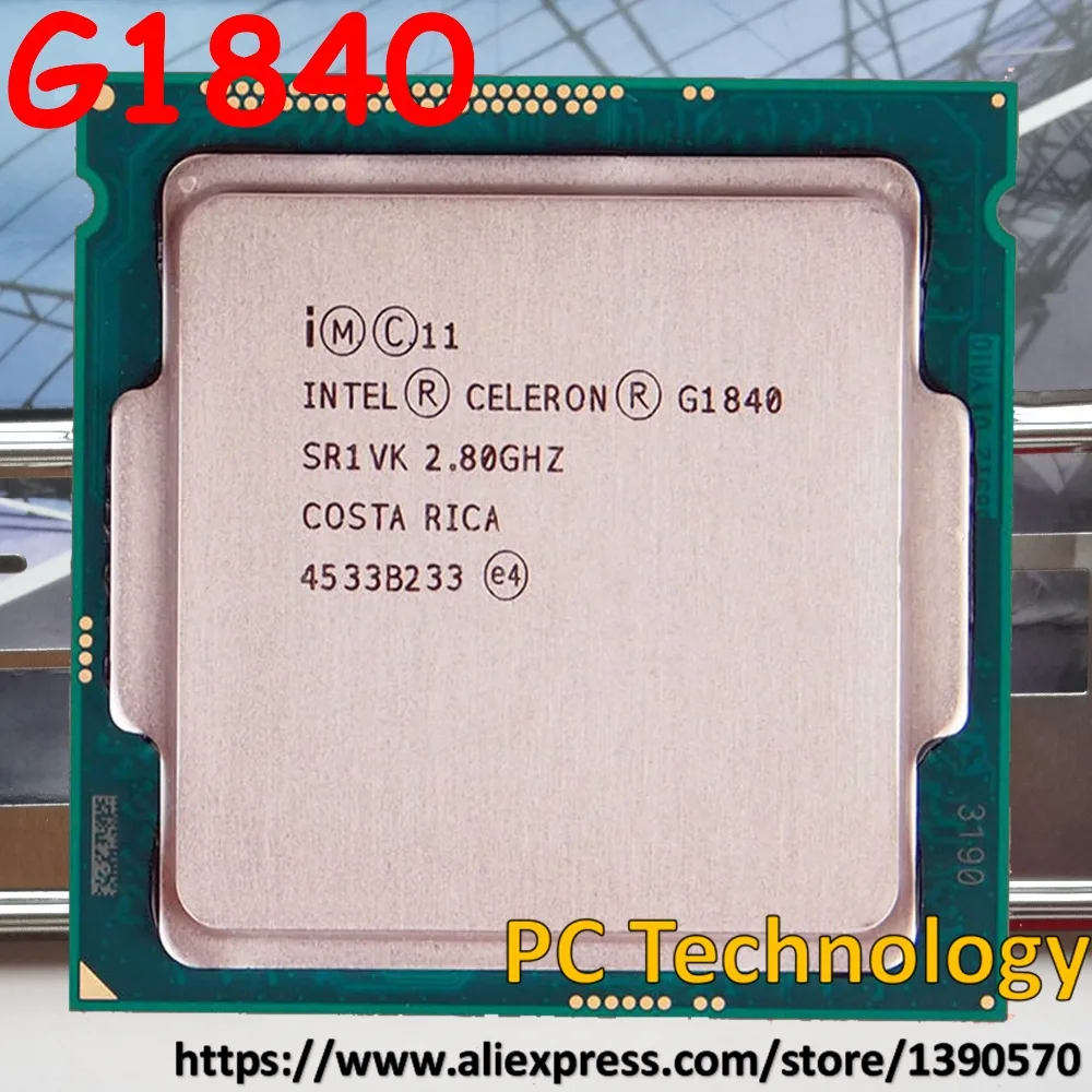 Original Intel celeron cpu G1840 CPU 2.8Ghz/2M/LGA1150 Dual-core Desktop CPU processor Free shipping ship out within 1 day