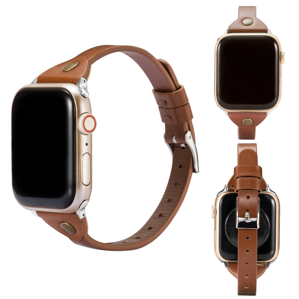 2024 Leather Men Women Single Tour Bands for Apple Watch Series Ultra 2 9 8 7 6 SE 5 4 3 2 1 41mm 40mm 38mm 45mm 44mm 42mm 49mm