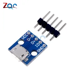 5pcs CJMCU Micro USB Board Power Adapter Connector 5V Breakout Micro USB Interface Module with Pin for Arduino