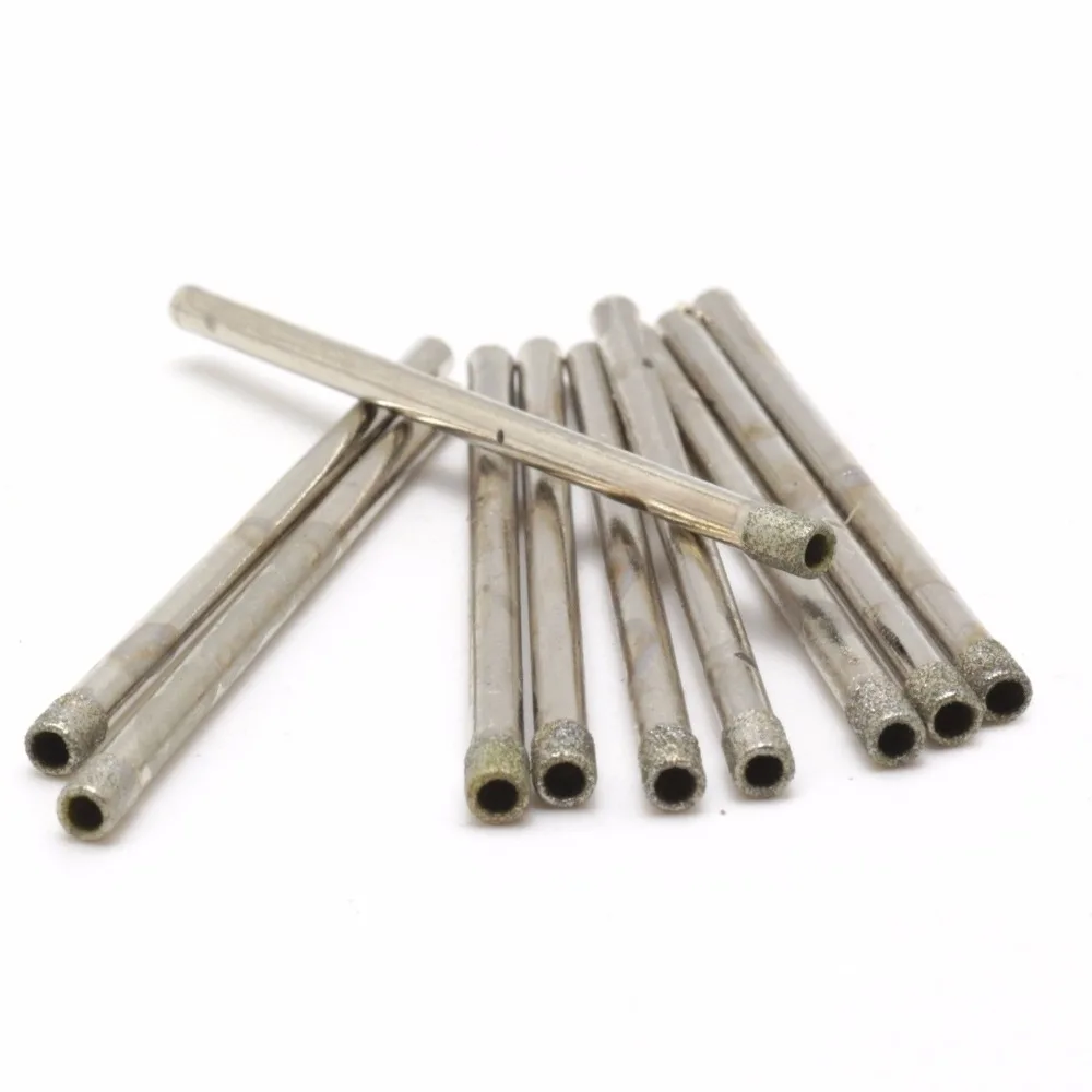 1/8 "นิ้ว Mata Bor Diamond รู Saw Agate อัญมณี3 Mm เครื่องมือเจาะเพชร Bits 20 Pcs รวม ILOVETOOL