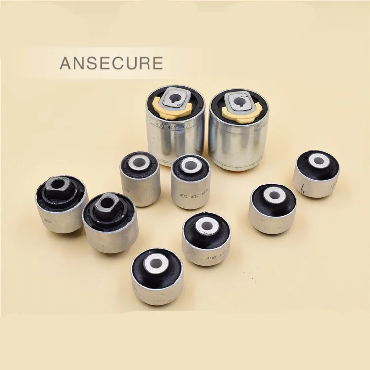 10 PCS Front Control Arm bush bushing Rubber Kit  For Audi A6 C5 VW Passat B5 1997-2005  4D0407183P  4D0407515C 4D0407181H 182G