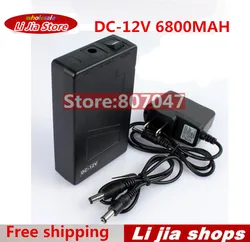 DC 12V 6800mah Rechargeable Li-ion Lithium Battery Batteries for CCTV camera