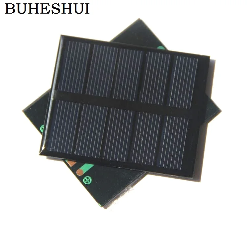 Factory Price 50PCS/Lot  0.5W 2.5V  Solar Panel Mini Solar Cell Solar System DIY Small Solar Projects Free Shipping