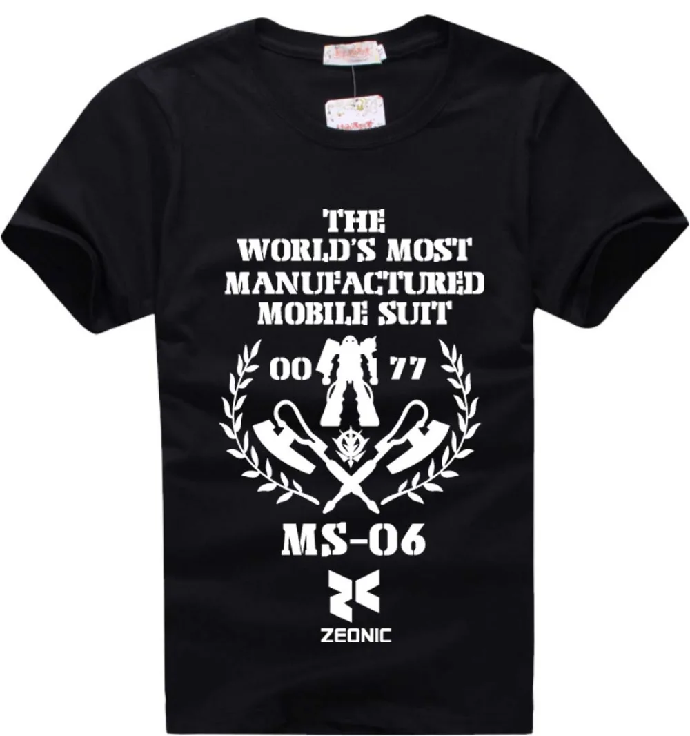 

MS-06 Gundam T-Shirt Animation Comic Cosplay Fashion