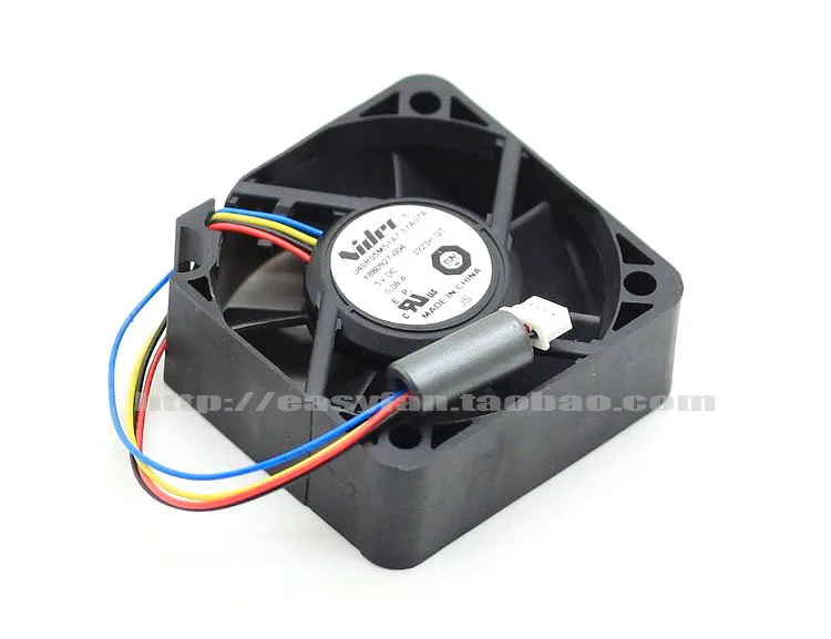 

Nidec U40R05MS1A7 DC 5V 0.08A 40x40x15mm Server Cooling Fan