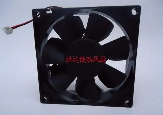 AVC 0.23A D8025S24U 80*80*25 8CM 24V 2 wire chassis cooling fan