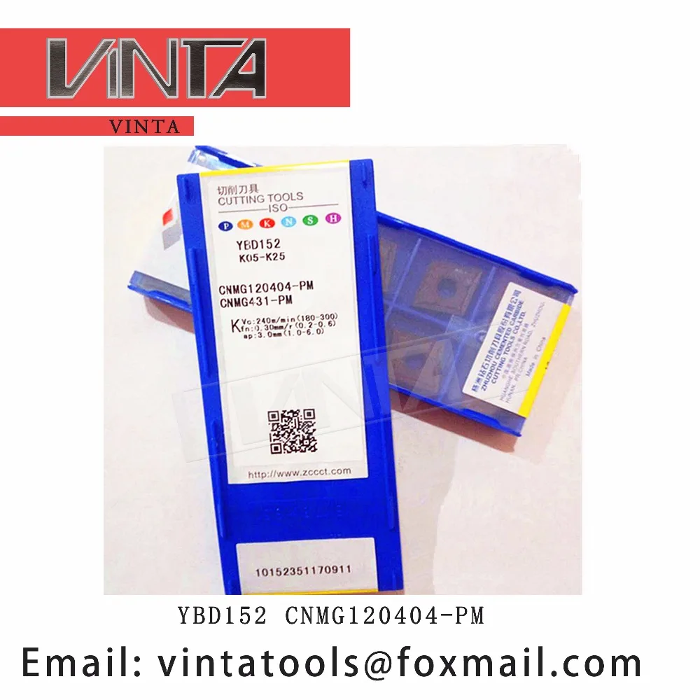 High Quality YBD102 YBD152 YBC251 YBC252 YBC152 CNMG120404-PM CNC Carbide Milling Inserts Cutting Blade Tools