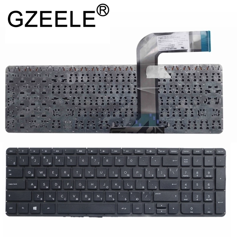 GZEELE Russian RU laptop Keyboard for HP Pavilion 15-P000 15t-p000 15z-p000 15t-p100