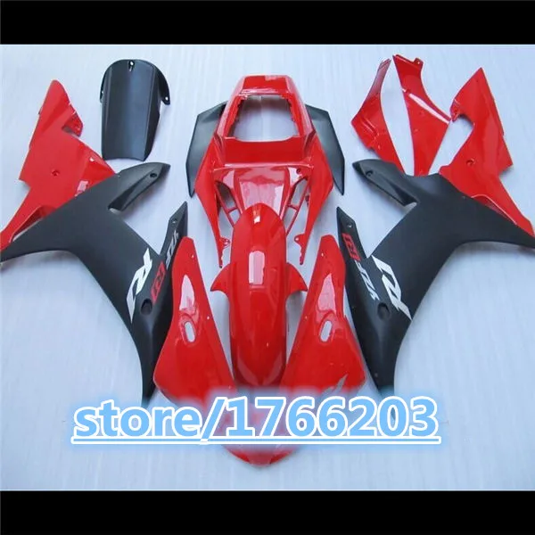 

YZF1000 R1 02 03 100%Fit fairing kits for 02 03 YZFR1 YZF-R1 02-03 red black YZF R1 2002 2003 ABS fairing kits Ning