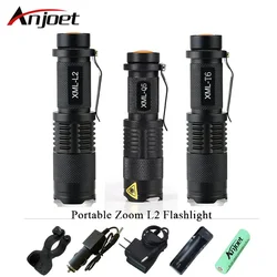 Hoge Kwaliteit Mini Zoom Zaklamp Led Zaklamp Cree Xml T6 L2 Q5 Waterdichte Lanterna Oplaadbare Licht Ues 18650 Of 14500 penlight