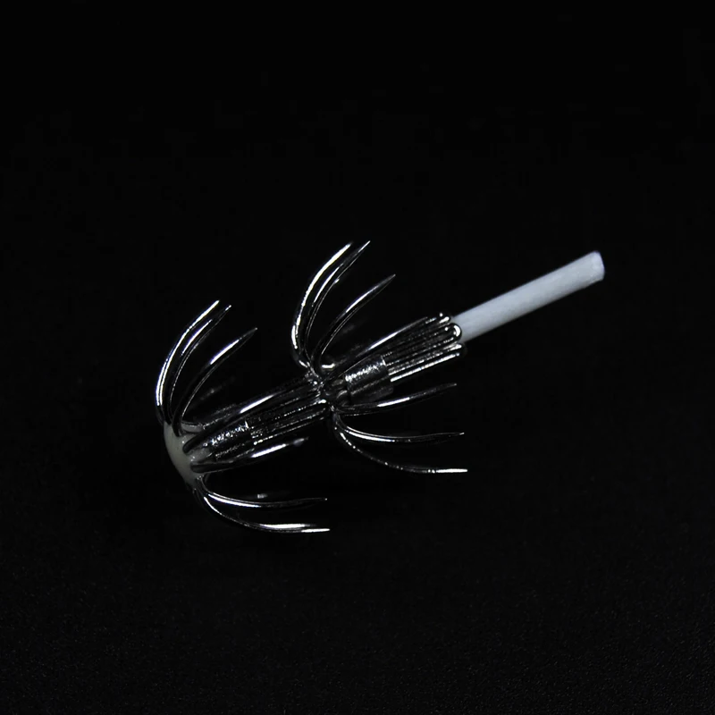 10pcs Octopus / Squid Jig DIY Hook 2.5# 3.0# 3.5# Squid Lure DIY Hooks Fishing Accessory