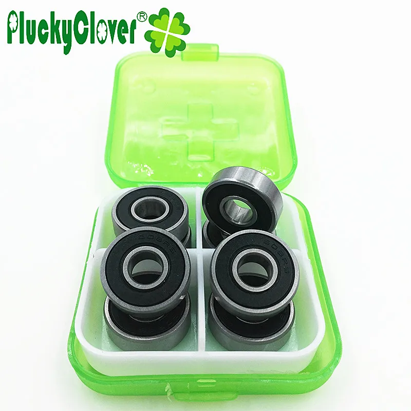 8pcs Super Fast Skateboard Bearing 608 Speed Skate Long board Bearing 608-2rs Slalom Skates inline Skating Brake Scooter Parts