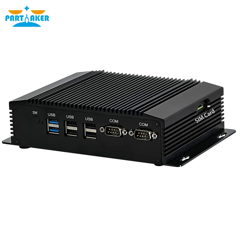 Mini PC LAN Dual Windows 7 Mini PC sin ventilador Celeron J1900 Pentium N3520 N2920 RS485 COM USB WIFI PC industrial computadora de escritorio