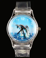 Dolphin/ Cat/ African Lion/ Tiger/ Penguin/ Giraffe/ Snake/ Rooster/ Monkey/ Polar Bear/ Panda Sport Quartz Wrist Watch