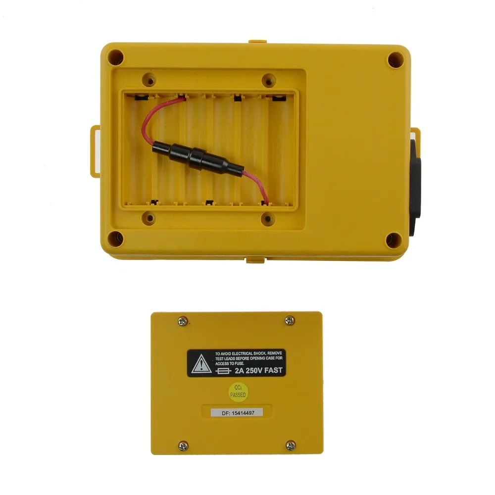 ALL SUN Yellow Milliohm Meter LCD 0.1M -20K in 6 Postions Accurate Wide Measurement Range Resistance Meter EM480C