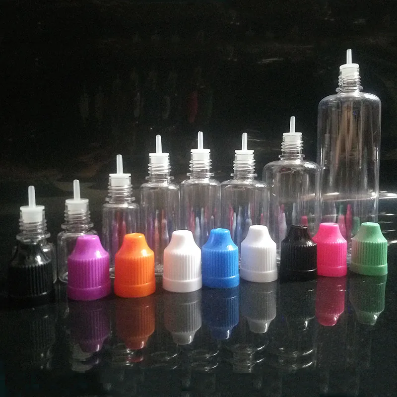 

2500pcs Empty Clear PET dropper bottle 5ml, 10ml, 15ml, 20ml,30ml, 50ml child Plastic Eye Liquid droppe oil Bottles