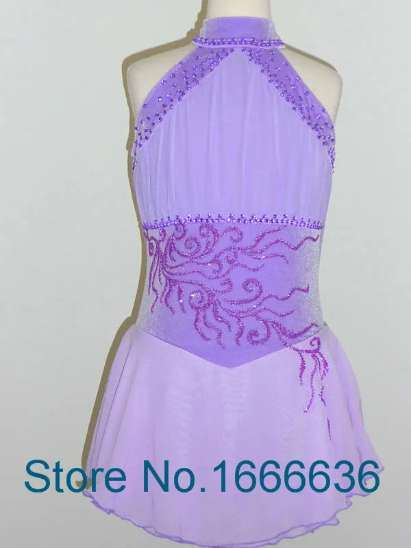 Hot Sales Custom Figure Skating Dresses For Women Elegant New Brand Vogue Ice Skating Dresses For Competition DR2882