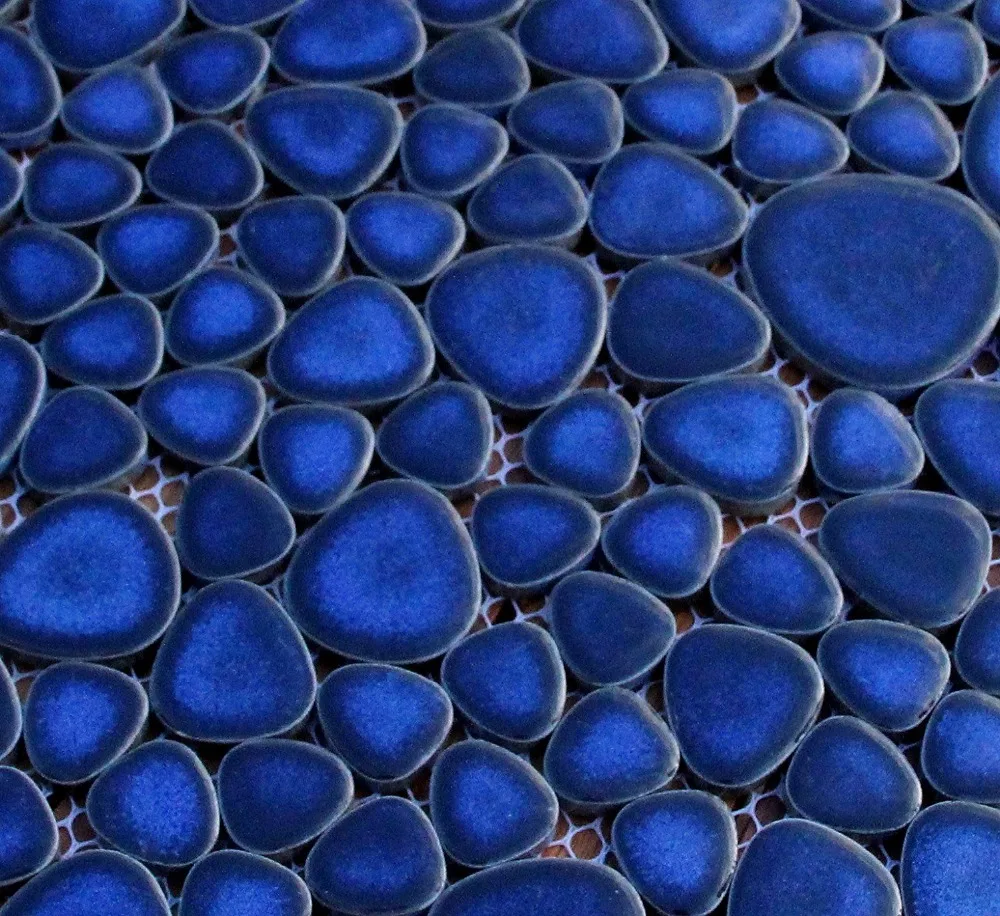 

Pure Navy Blue Porcelian Ceramic Mosaic tile Bathroom Shower kitchen backsplash swimming pool Wall Floordecoration FREE Shipping