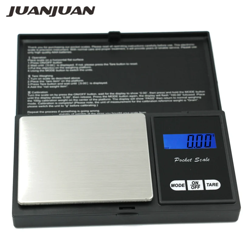 200g 0.01g Digital Jewelry Scale Electronic LCD Display Gold kitchen Weighing Weight Balance Scales with 7 Units