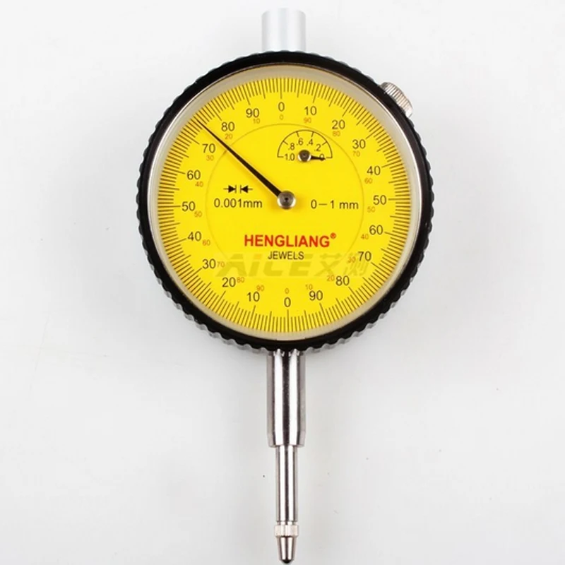 Prova de Choque Micron Dial Indicador 01 mm 05 mm 0001 Milímetros Micron Indicador com Jóias à