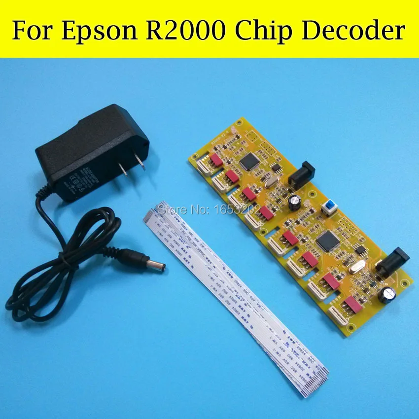 Chip-Decoder Für EPSON R2000 2000 Drucker Reset Alle Farben Zur Gleichen Zeit
